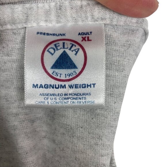 Vintage Panama Canal History T Shirt Delta Crystal Cruises Gray - Picture 5 of 7